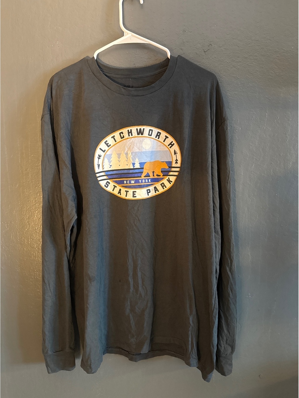 Letchworth State Park New York Long Sleeve T-Shirt XL
